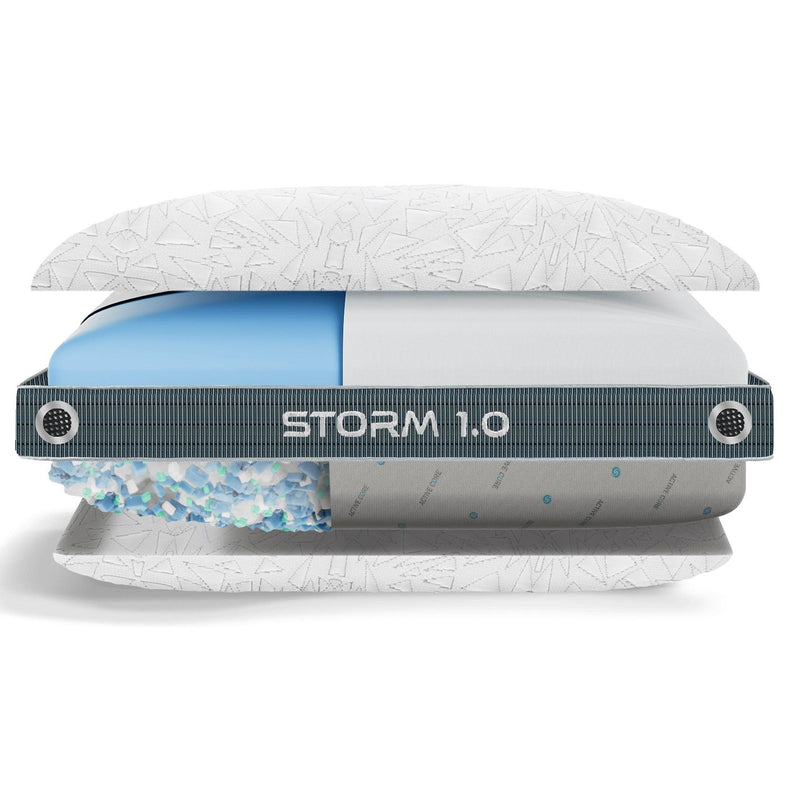  Bedgear Storm Performance® 1.0 Pillow (Standard) - Plush Slim - Back & Side Sleepers IMAGE 3