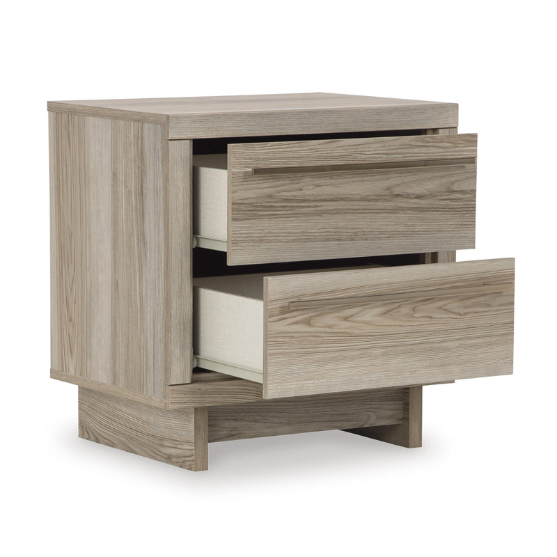 Signature Design by Ashley Hasbrick 2-Drawer Nightstand B2075-92 IMAGE 2