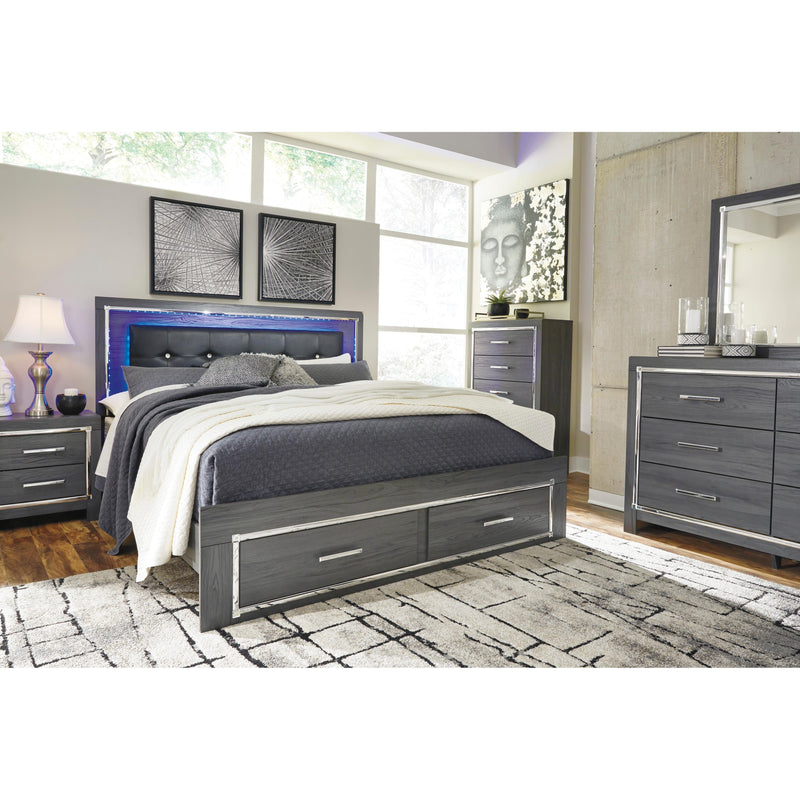 Signature Design by Ashley Lodanna King Panel Bed with Storage B214-56S/B214-58/B214-95/B100-14 IMAGE 11