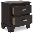 Signature Design by Ashley Covetown B441-92 Two Drawer Night Stand IMAGE 2