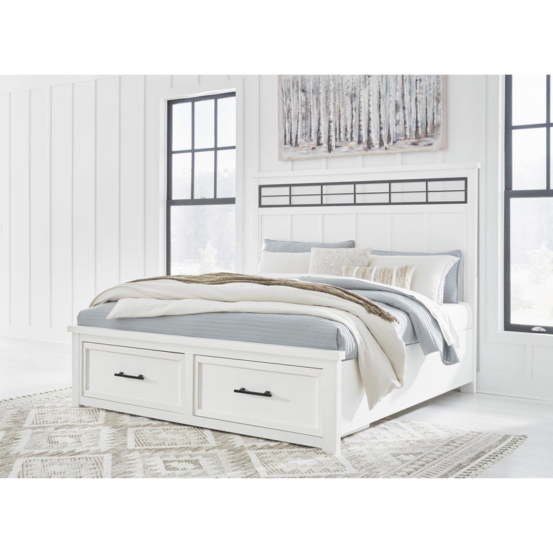 Benchcraft Ashbryn California King Panel Bed with Storage B844-58/B844-56S/B844-94 IMAGE 1