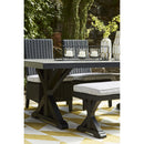  Signature Design by Ashley Beachcroft P792-625 Rectangular Dining Table with Umbrella Option IMAGE 10