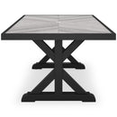  Signature Design by Ashley Beachcroft P792-625 Rectangular Dining Table with Umbrella Option IMAGE 3
