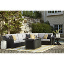  Signature Design by Ashley Beachcroft P792P2 4 pc Outdoor Sectional IMAGE 4