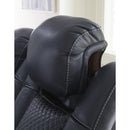  Signature Design by Ashley Fyne-Dyme 3660318 Power Reclining Loveseat with Console and Adjustable Headrest IMAGE 10