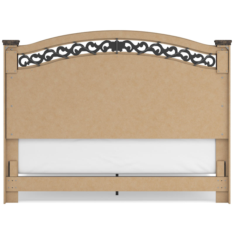 Signature Design by Ashley Glosmount B1055-68 King Poster Headboard IMAGE 3