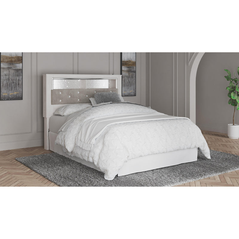 Signature Design by Ashley Altyra B2640-65 Queen Upholstered Panel Bookcase Headboard IMAGE 6