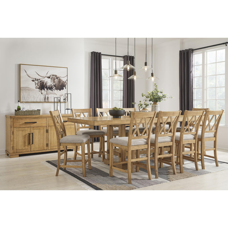 Signature Design by Ashley Havonplane Counter Height Dining Table with Trestle Base D773-32 IMAGE 13