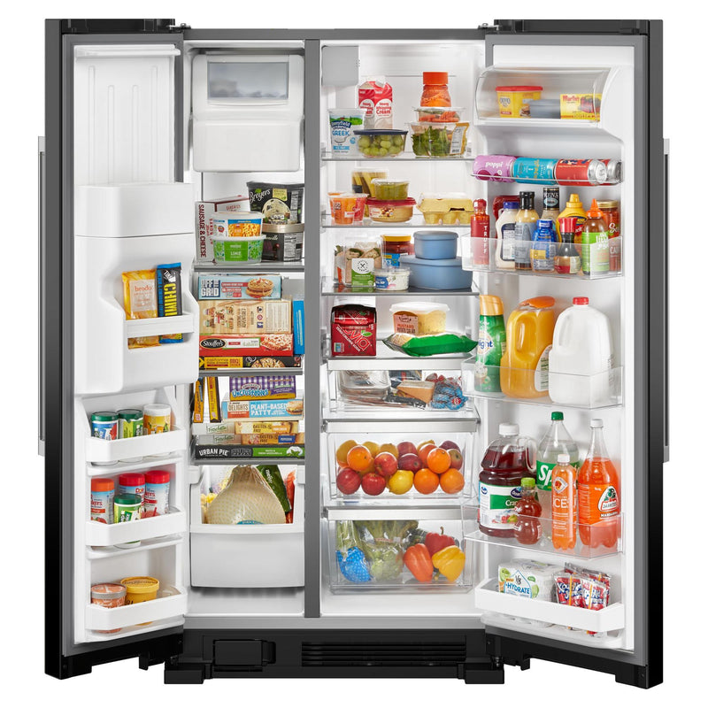 Maytag 36 in. 25 cu. ft.  Side-by-Side Refrigerator MRSF4036PB IMAGE 3