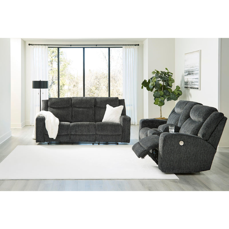 Signature Design by Ashley Martinglenn Power Reclining Fabric Loveseat 4650496C IMAGE 8