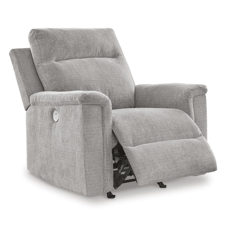 Signature Design by Ashley Barnsana Power Rocker Fabric Recliner 3320198C IMAGE 2