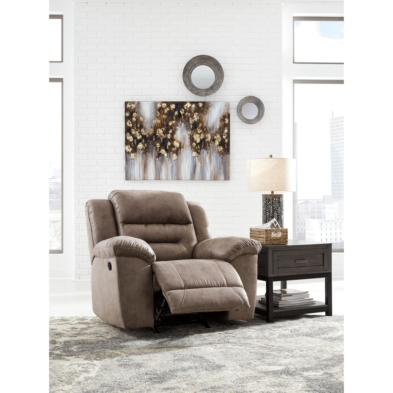 Signature Design by Ashley Stoneland Rocker Leather Look Recliner 3990525C IMAGE 6