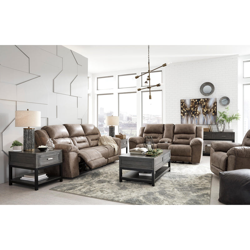 Signature Design by Ashley Stoneland Power Reclining Leather Look Loveseat 3990596C IMAGE 10