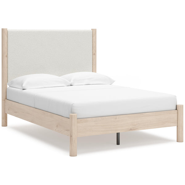 Signature Design by Ashley Cadmori Full Upholstered Panel Bed B2615-87/B2615-84/B100-12 IMAGE 1