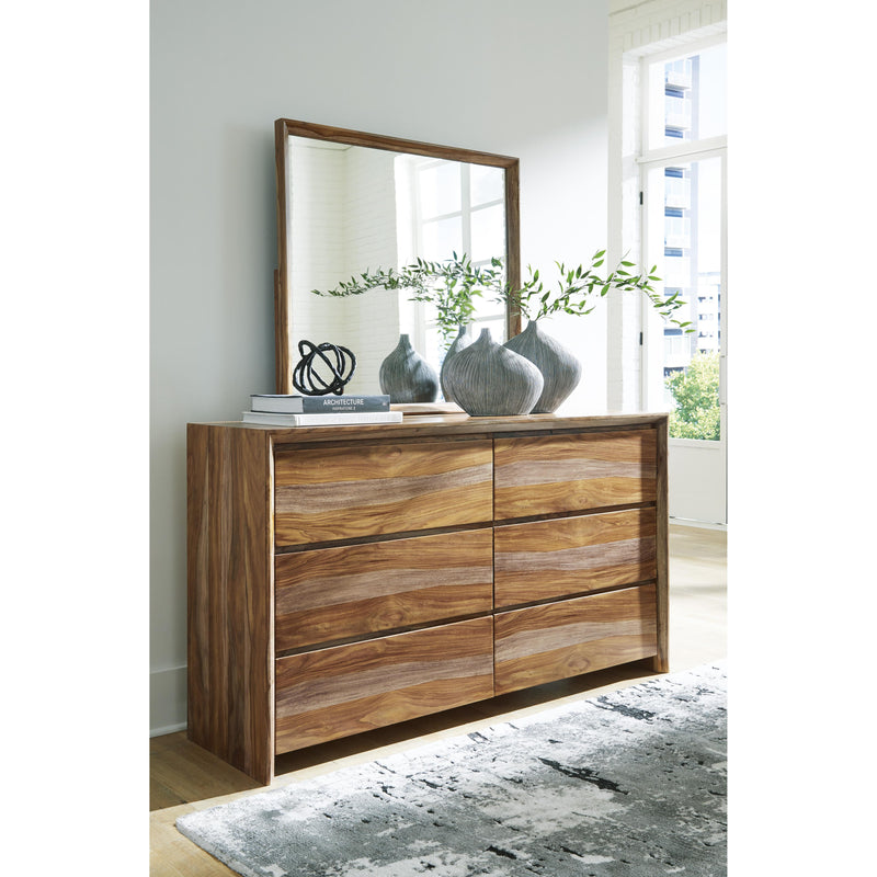 Signature Design by Ashley Dressonni 6-Drawer Dresser with Mirror B790-31/B790-36 IMAGE 3