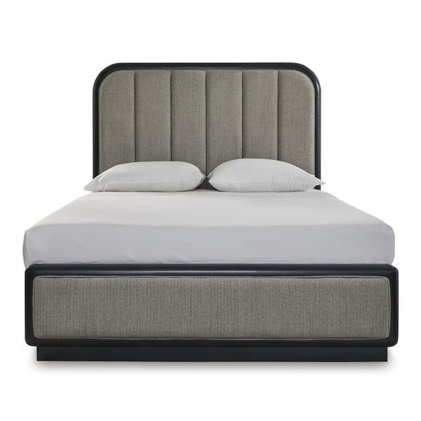 Signature Design by Ashley Rowanbeck B821B2 Queen Upholstered Panel Bed IMAGE 2
