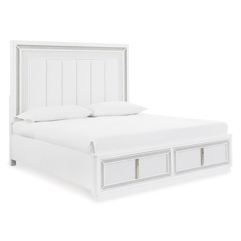 Signature Design by Ashley Chalanna King Upholstered Bed with Storage B822-58/B822-56S/B822-97 IMAGE 1