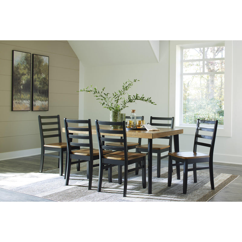 Signature Design by Ashley Blondon 7 pc Dinette D413-425 IMAGE 8