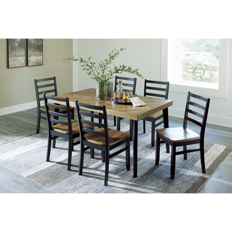 Signature Design by Ashley Blondon 7 pc Dinette D413-425 IMAGE 9