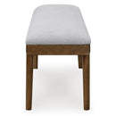  Signature Design by Ashley Lyncott D615-00 Large Upholstered Dining Room Bench IMAGE 3