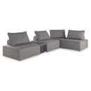  Signature Design by Ashley Bree Zee P160P5 5 pc Outdoor Sectional IMAGE 1