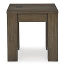  Signature Design by Ashley Rosswain T763-2 Square End Table IMAGE 3