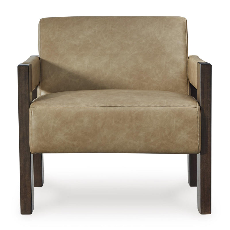 Signature Design by Ashley Adlanlock Stationary Leather Look Accent Chair A3000695 IMAGE 2