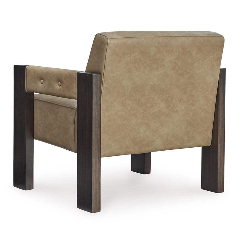 Signature Design by Ashley Adlanlock Stationary Leather Look Accent Chair A3000695 IMAGE 4