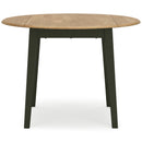  Signature Design by Ashley Gesthaven D401-15 Round Dining Room Drop Leaf Table IMAGE 3