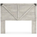  Signature Design by Ashley Shawburn EB4123-157 Queen Crossbuck Panel Headboard IMAGE 2