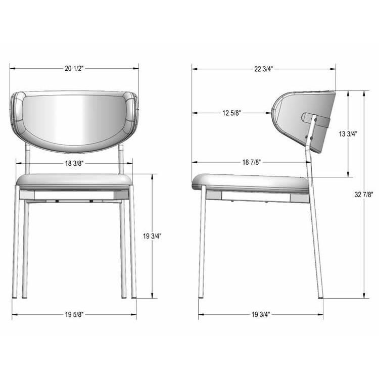 Amisco Wyatt Dining Chair 30564/25LD IMAGE 3