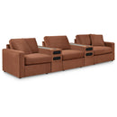  Signature Design by Ashley Modmax 92102S15 5 pc Sectional with Audio System IMAGE 1
