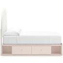  Signature Design by Ashley Wistenpine B1323B15 Full Upholstered Panel Bed with Storage IMAGE 4