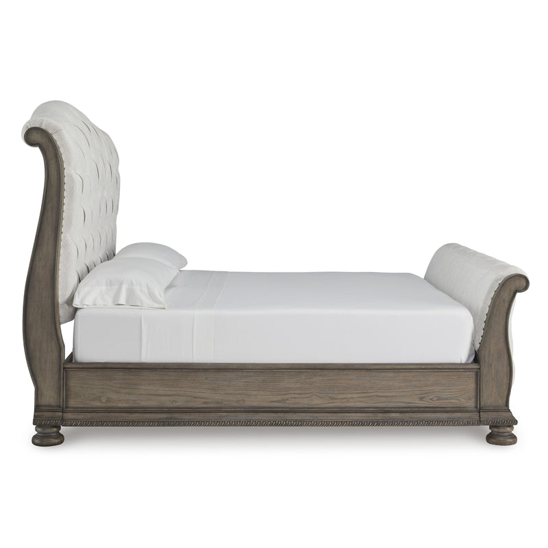 Signature Design by Ashley Ardenfield Bed Upholstered Sleigh Bed B944-58/B944-56/B944-97 IMAGE 3