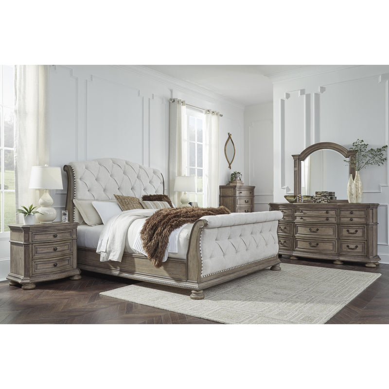 Signature Design by Ashley Ardenfield Bed Upholstered Sleigh Bed B944-58/B944-56/B944-97 IMAGE 6