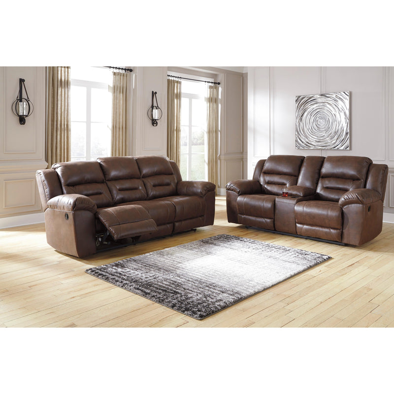 Signature Design by Ashley Stoneland Reclining Leather Look Loveseat 3990494C IMAGE 6