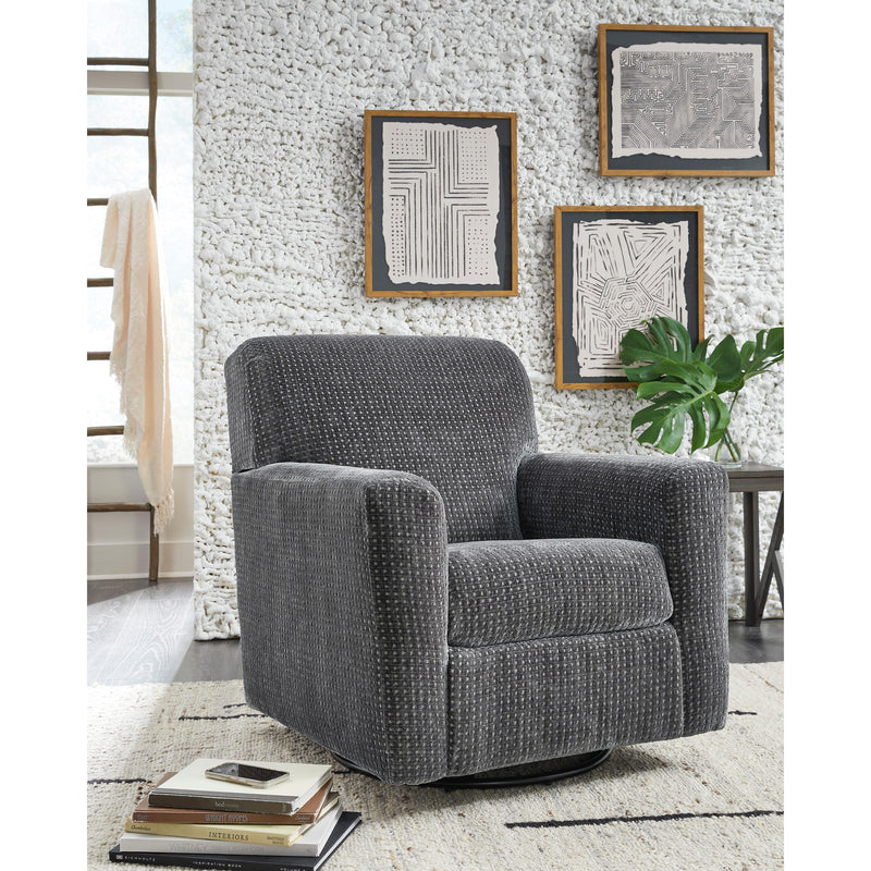 Signature Design by Ashley Herstow Swivel Glider Fabric Accent Chair A3000366C IMAGE 5