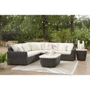  Signature Design by Ashley Kimora P711P1 3 pc Outdoor Sectional IMAGE 2