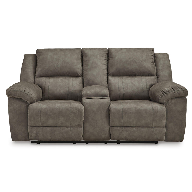 Signature Design by Ashley Laresview Reclining Fabric Loveseat with Console 3720394C IMAGE 3