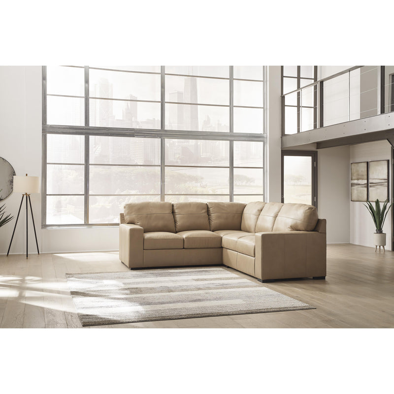 Signature Design by Ashley Bandon Leather Match 2 pc Sectional 3800648C/3800656C IMAGE 3