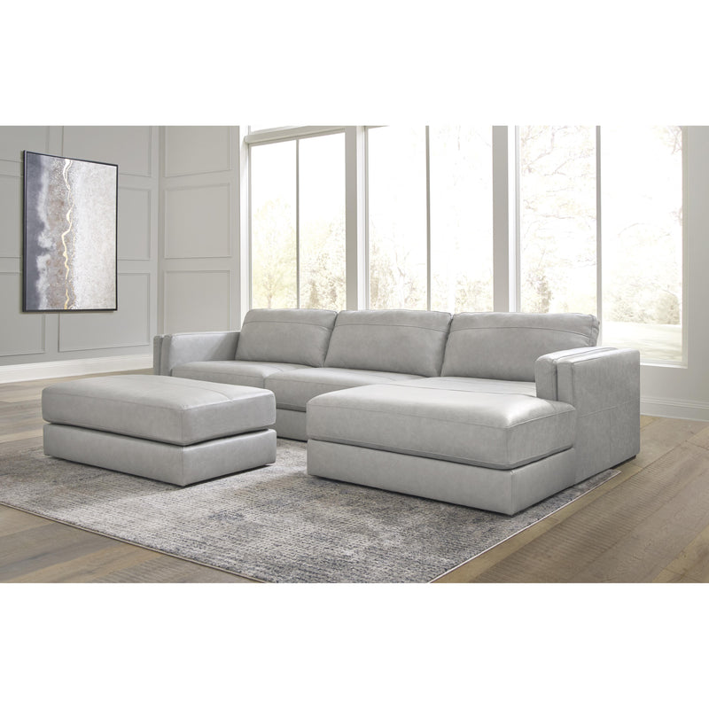 Signature Design by Ashley Amiata Leather Match 2 pc Sectional 5740466C/5740417C IMAGE 8