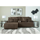  Signature Design by Ashley Top Tier 92705S5C 3 pc Reclining Sectional Sofa with Chaise IMAGE 2