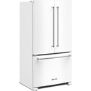  KitchenAid 36-inch, 20 cu. ft. Counter-Depth French 3-Door Refrigerator with Water Dispenser KRFC136RWH IMAGE 4