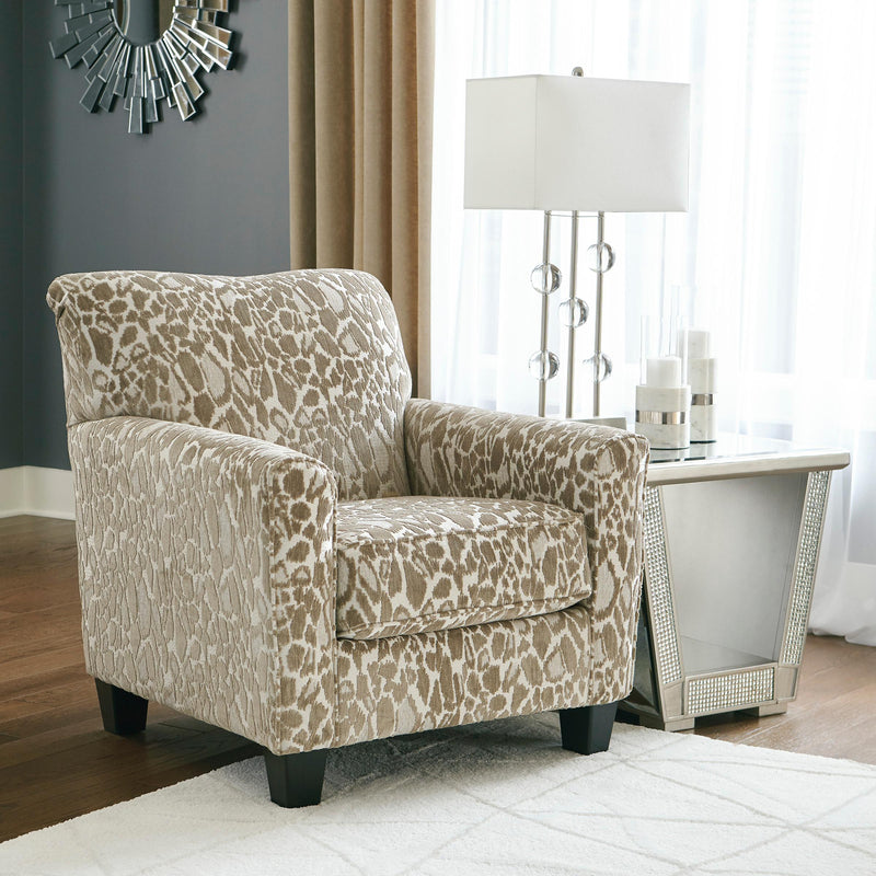 Signature Design by Ashley Dovemont Stationary Chair with Ottoman 4040108/4040121 IMAGE 2