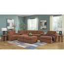  Signature Design by Ashley Modmax 92102S48 8 pc Sectional with Chaise and Audio Consoles IMAGE 5