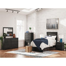  Signature Design by Ashley Hollivern B2108B11 Twin Panel Bed IMAGE 9