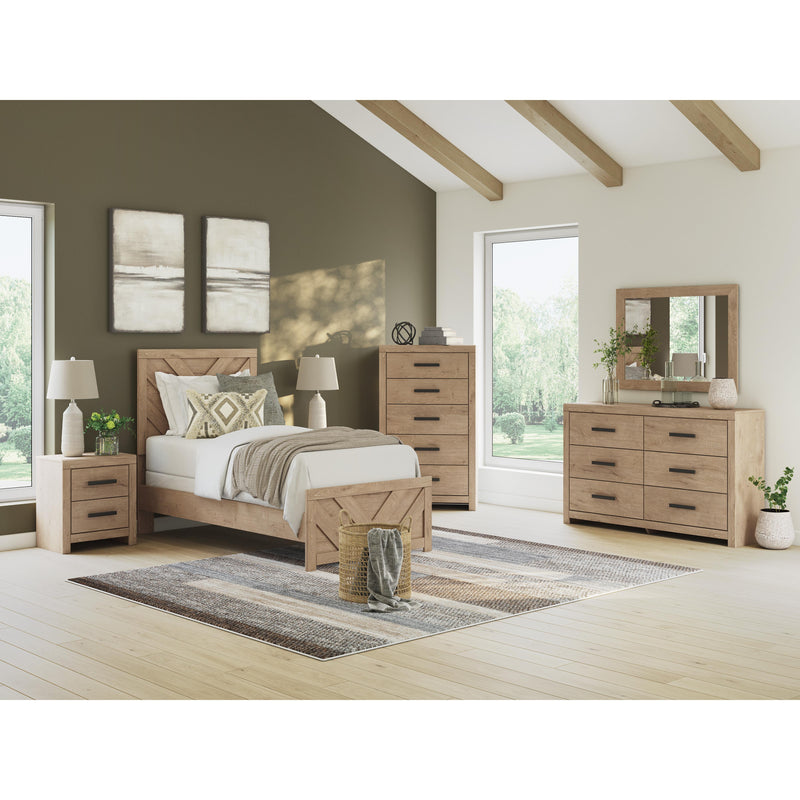 Signature Design by Ashley Sanginlane 6-Drawer Dresser with Mirror B3787-31/B3787-36 IMAGE 12