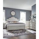  Benchcraft Montelaine B795B2 Queen Upholstered Panel Bed IMAGE 9