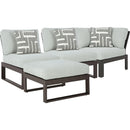  Signature Design by Ashley Beachloft P490P7 4 pc Outdoor Sectional IMAGE 1