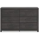 Signature Design by Ashley Hollivern PCB2108-31 Six Drawer Dresser IMAGE 3